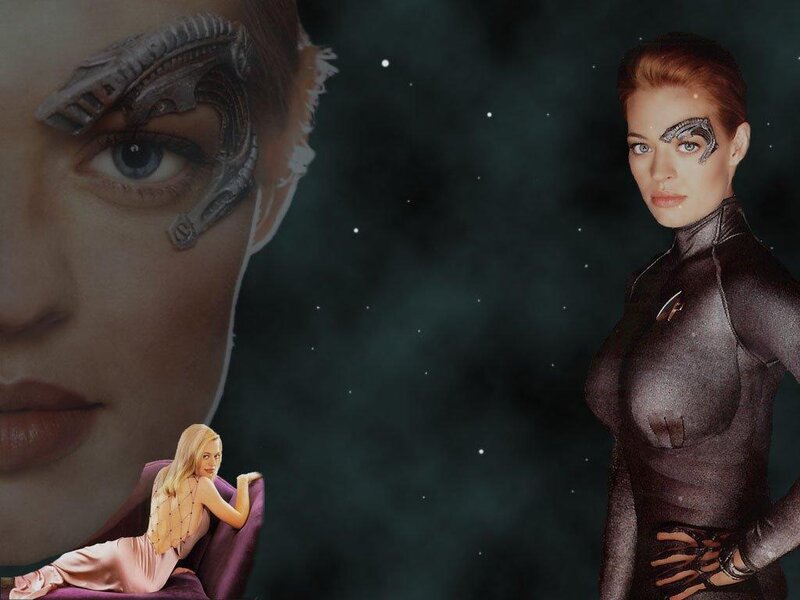 Star Trek character collage