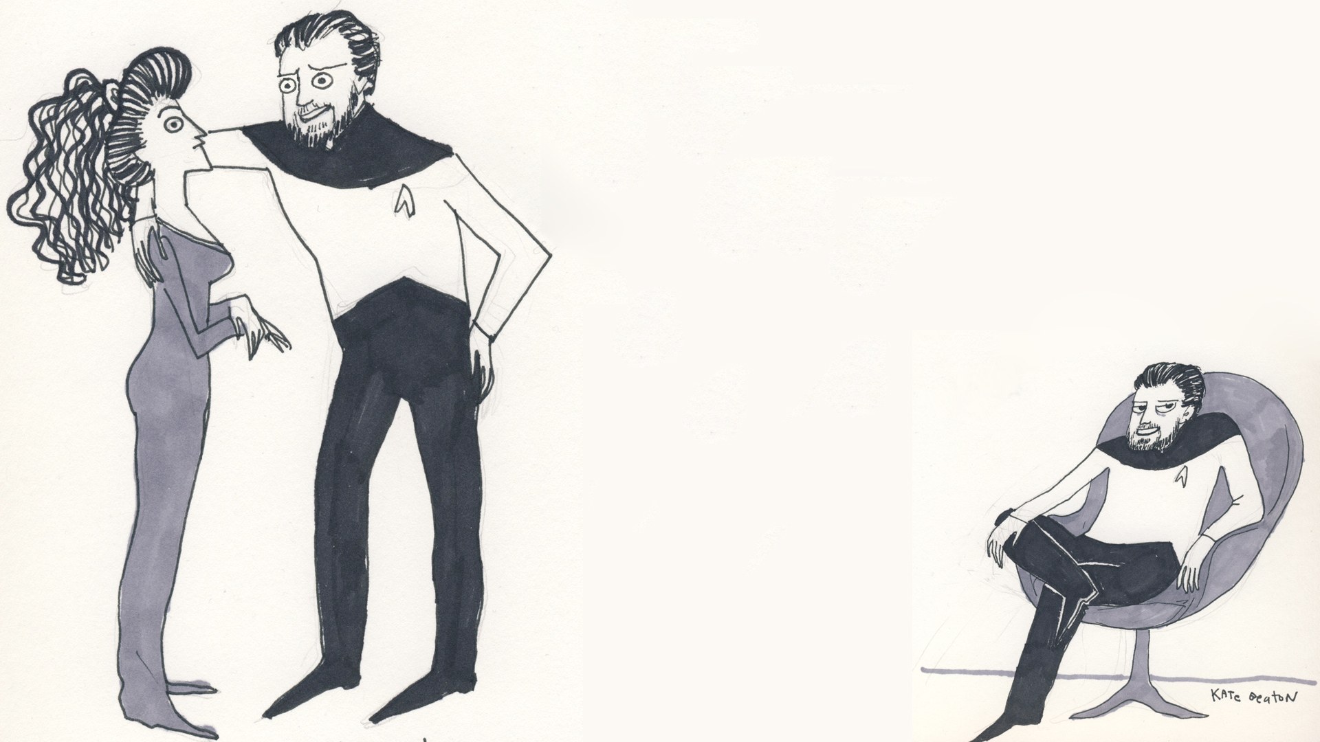 Star Trek character sketches