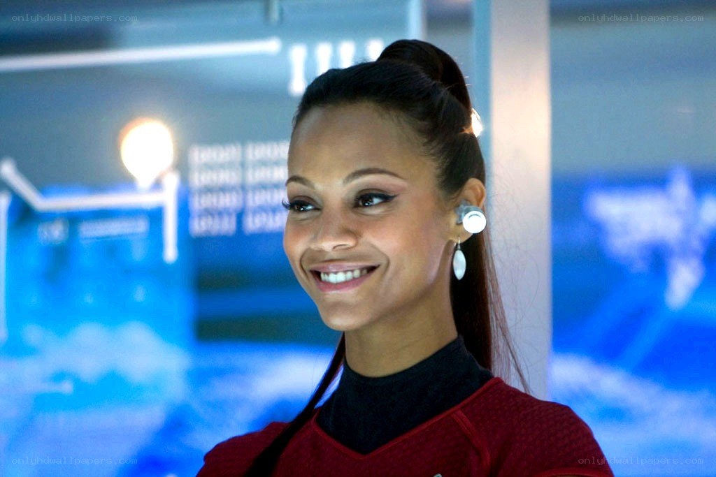 Star Trek character smiling