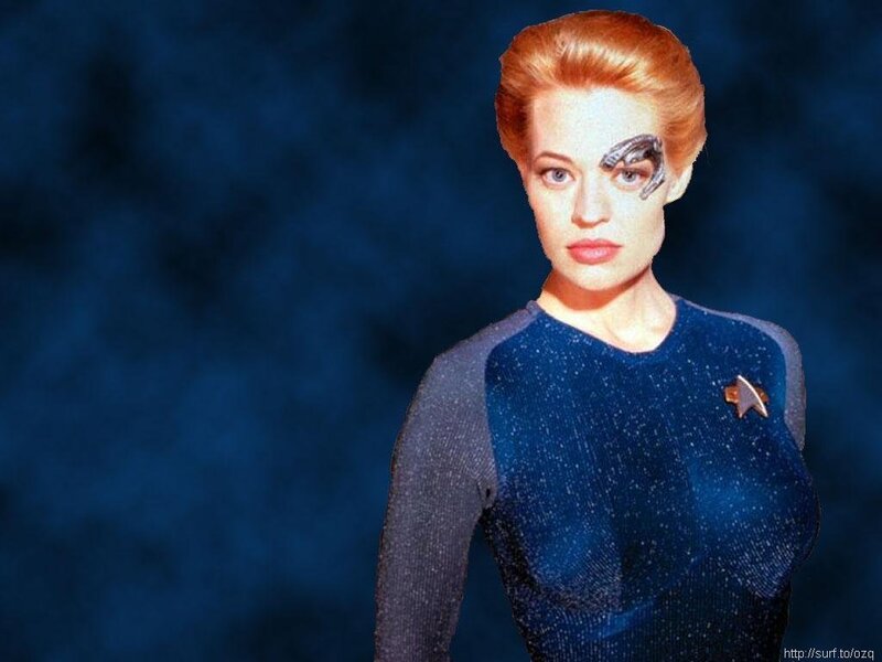 Star Trek character with cybernetic eye