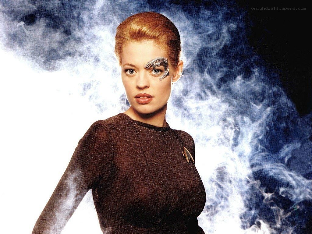 Star Trek character with cybernetic eye