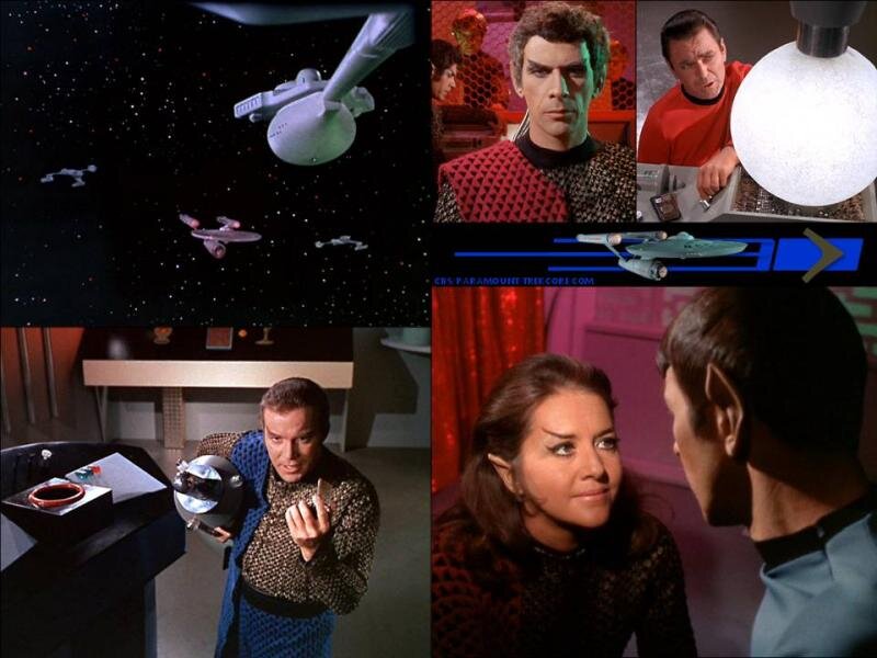 Star Trek Characters and Ships — Black, Dramatic