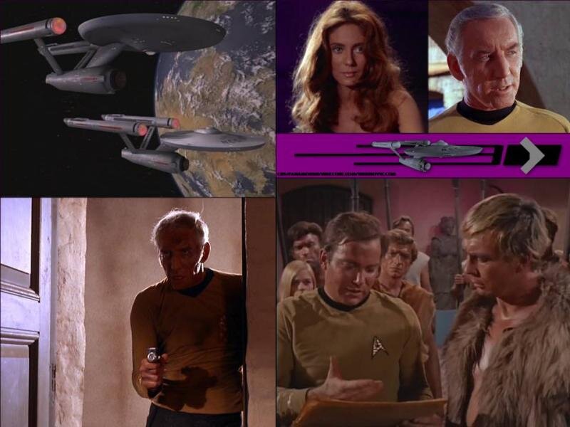 Star Trek Characters and Ships — Purple, Dramatic