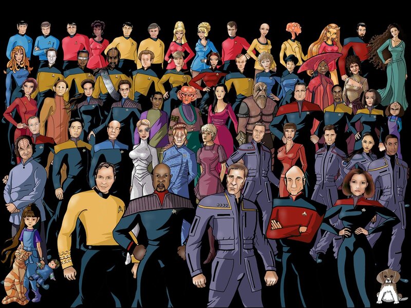 Star Trek Characters — Black, Formal