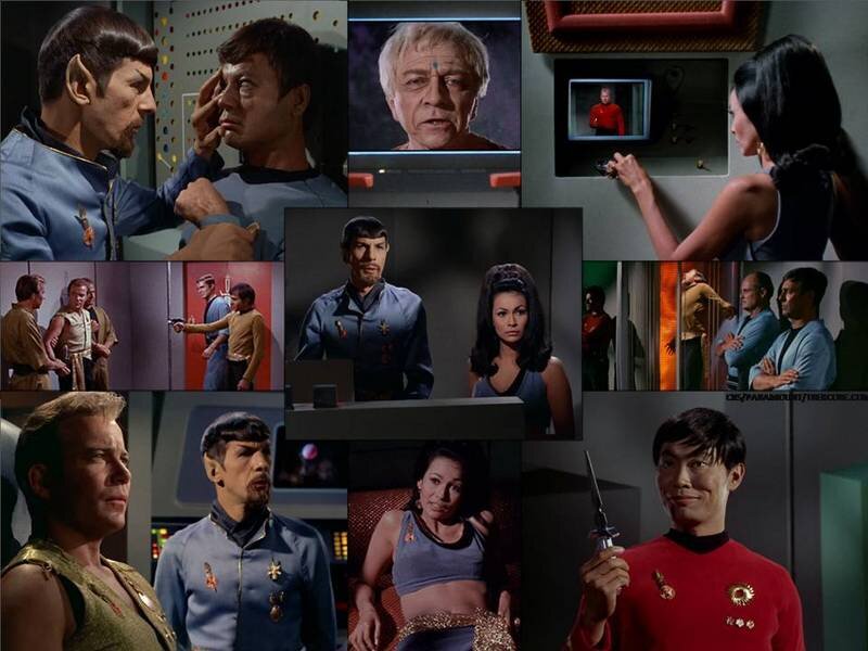 Star Trek Characters Collage — Blue