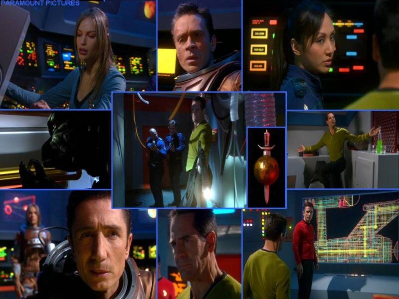 Star Trek Characters in Scenes — Blue