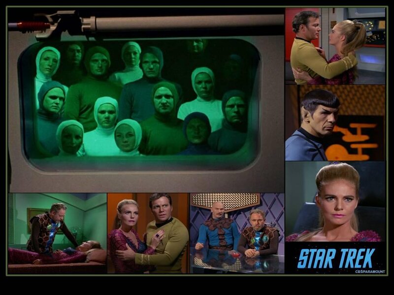 Star Trek Characters in Scenes — Green