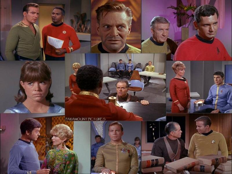 Star Trek Characters in Scenes — Red