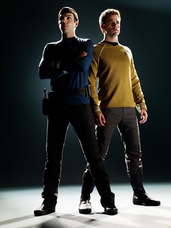 Star Trek characters in uniform