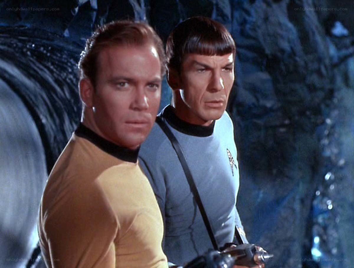 Star Trek characters in uniform