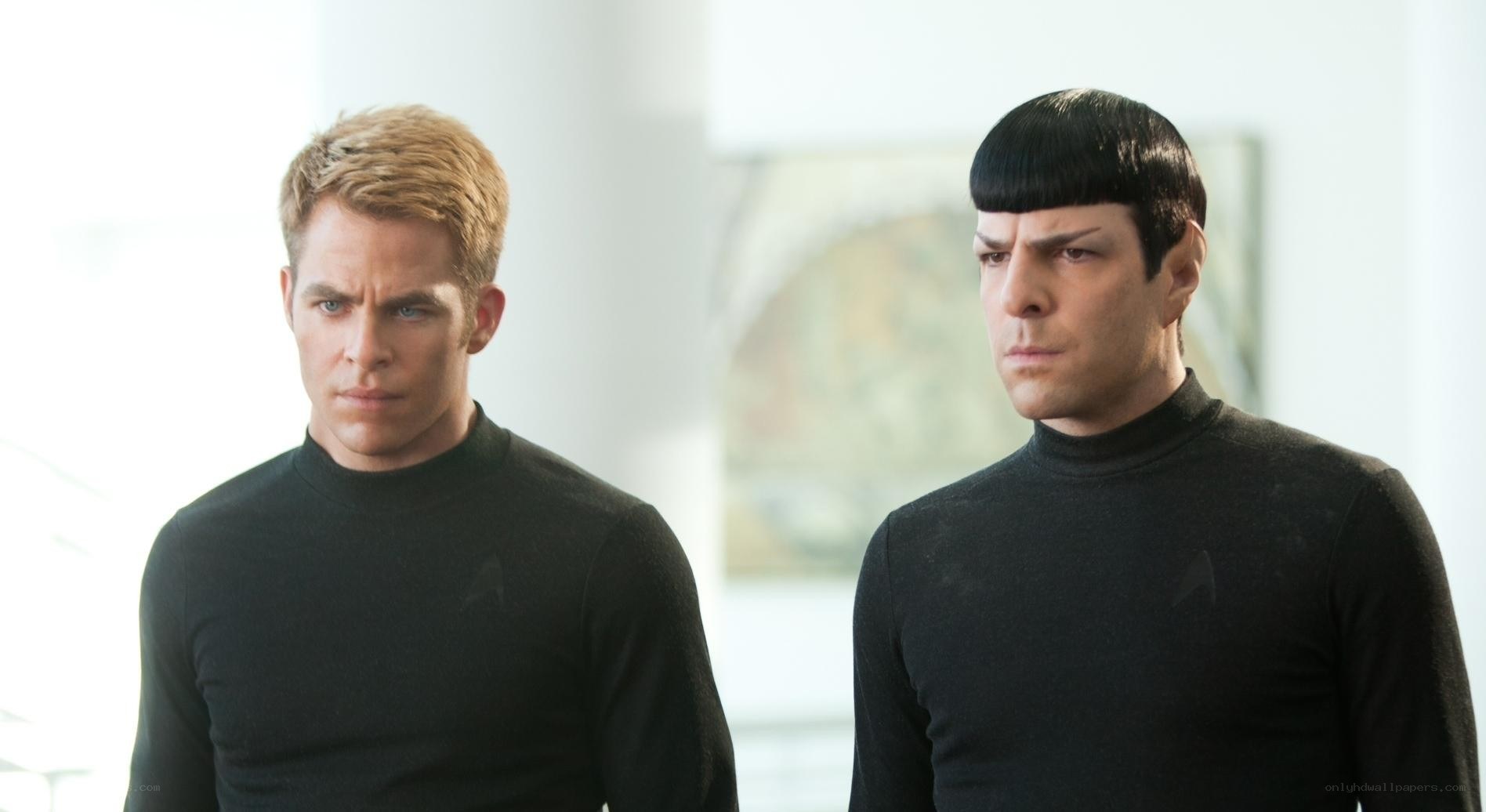 Star Trek characters in uniform