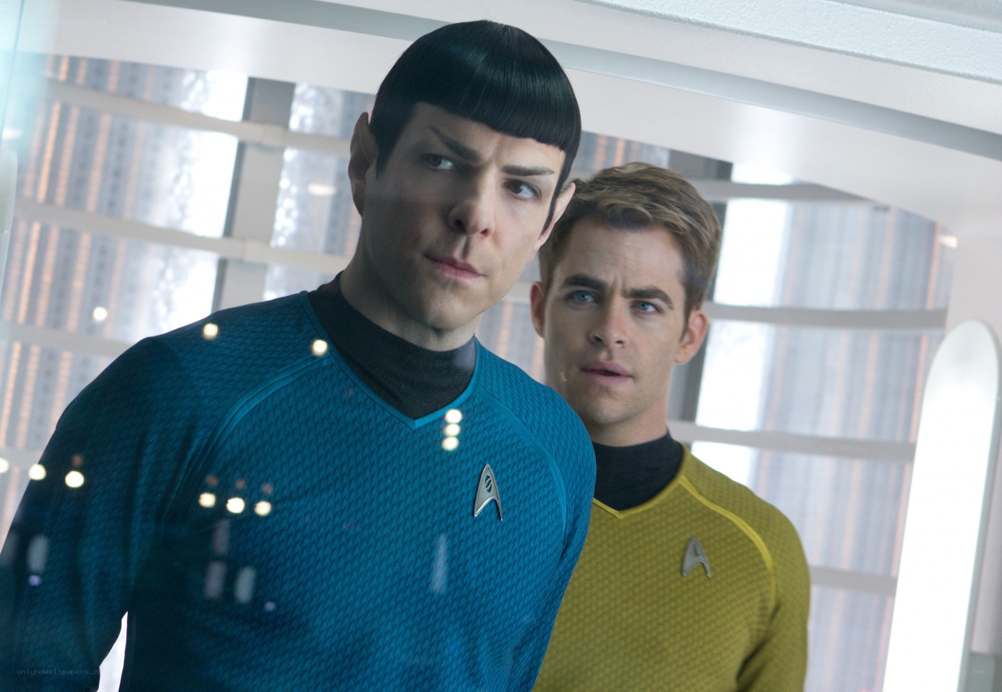Star Trek characters in uniform