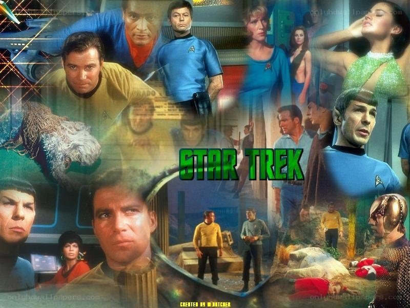 Star Trek collage with characters