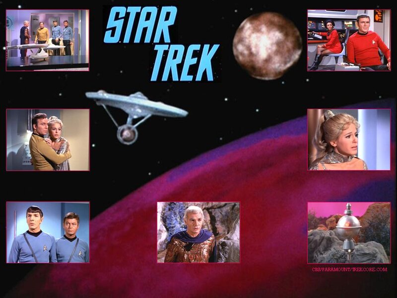 Star Trek Crew and Ship