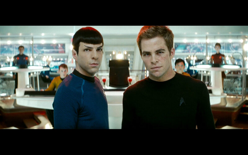 Star Trek crew in a bar