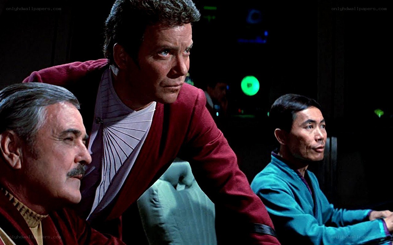Star Trek crew in action