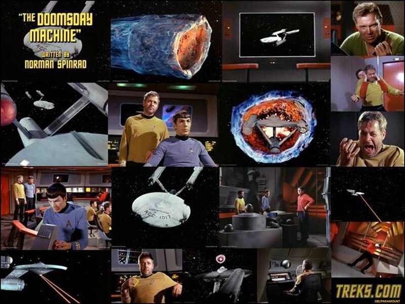 Star Trek Crew in Space