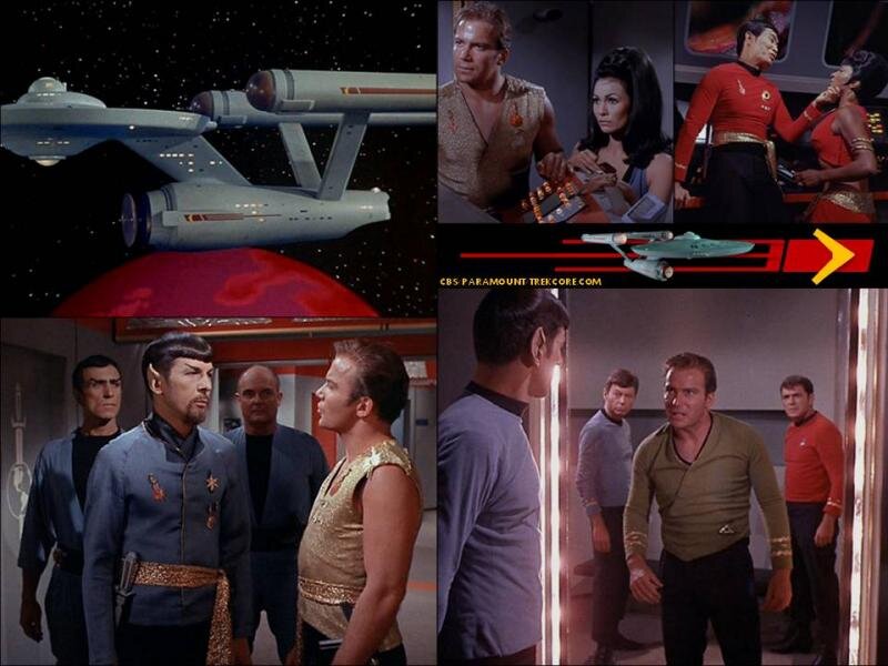 Star Trek Crew Members — Blue, Dramatic, Night