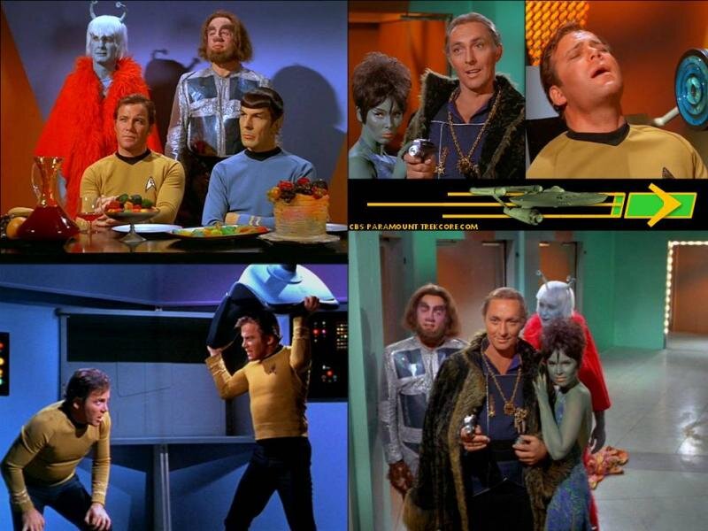 Star Trek Crew Members — Blue, Dramatic, Photograph, Alien Characters