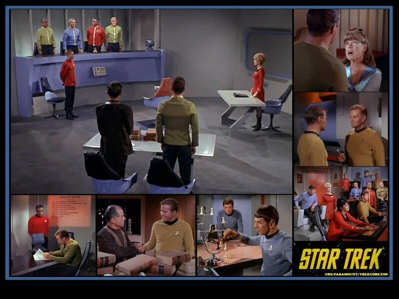 Star Trek Crew Members — Blue, Dramatic, Photograph, Crew Uniforms, Spaceship Interior
