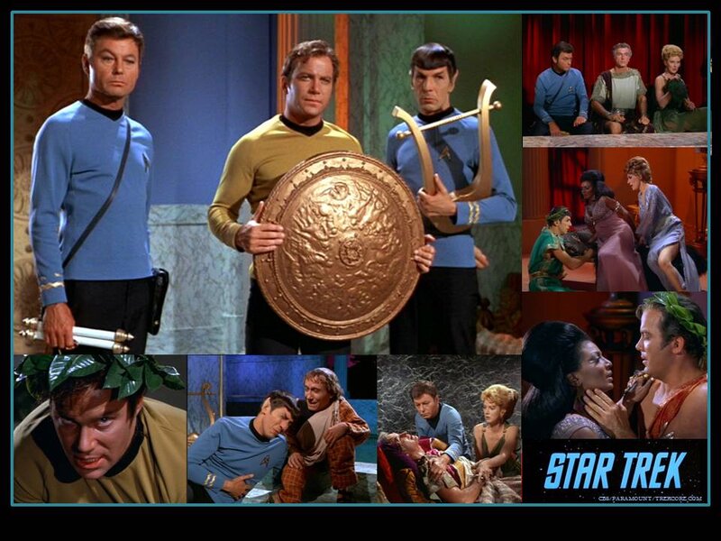 Star Trek Crew Members — Blue, Dramatic, Photograph, Shield