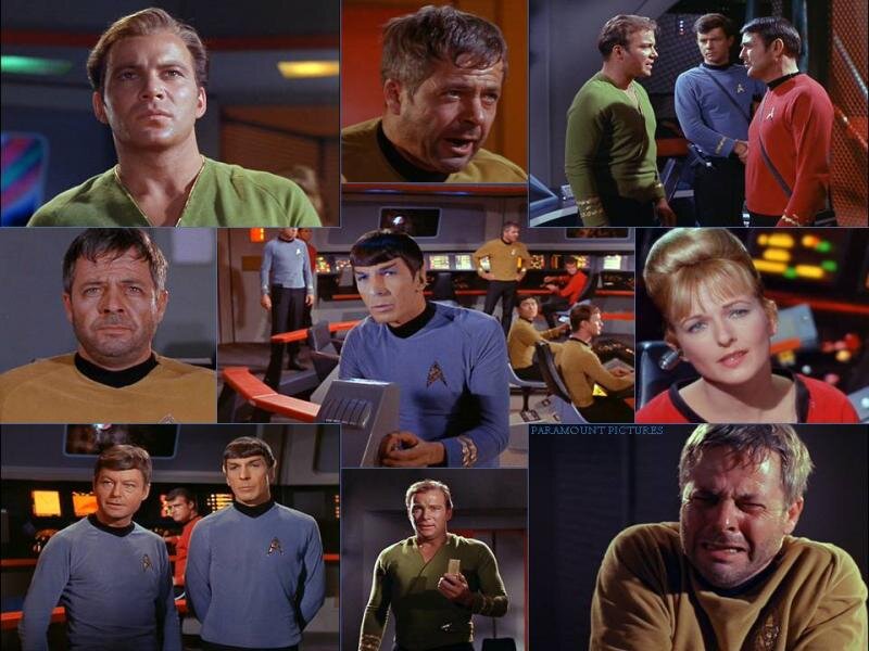 Star Trek Crew Members — Blue, Dramatic, Photograph, Spaceship