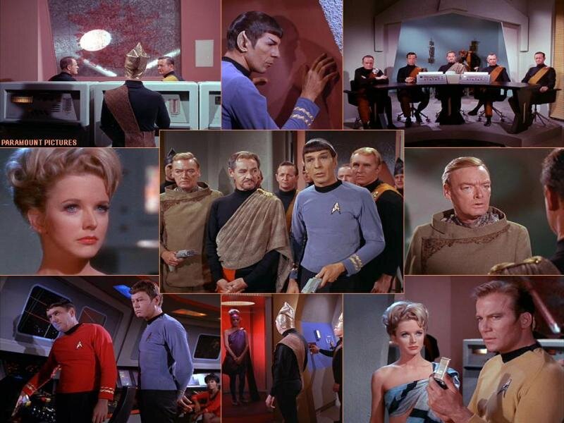 Star Trek Crew Members — Blue, Dramatic, Photograph, Spaceship, Uniforms, Collage