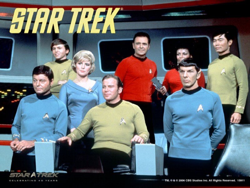 Star Trek Crew Members — Blue