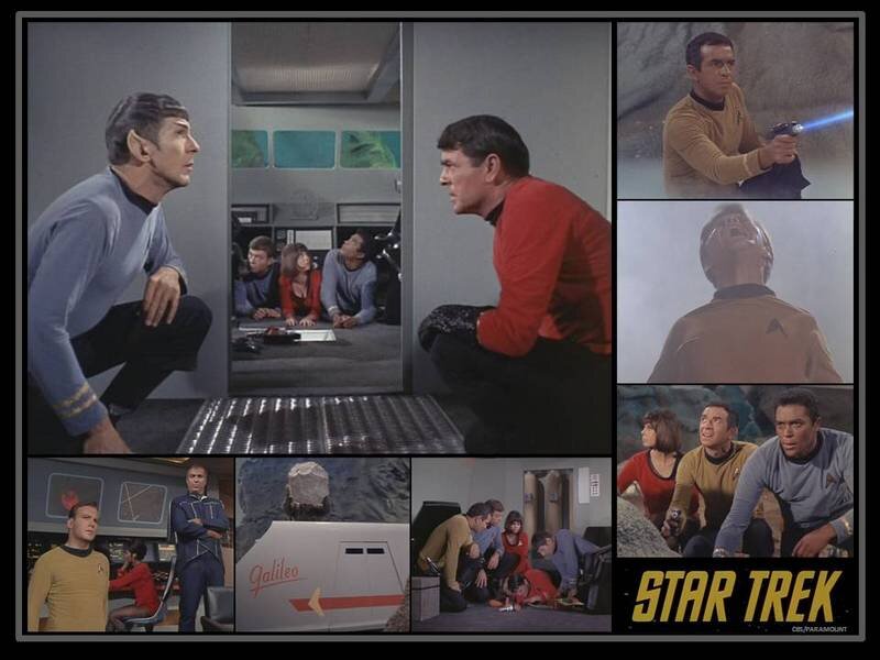 Star Trek Crew Members — Gray, Dramatic, Photograph, Spacecraft