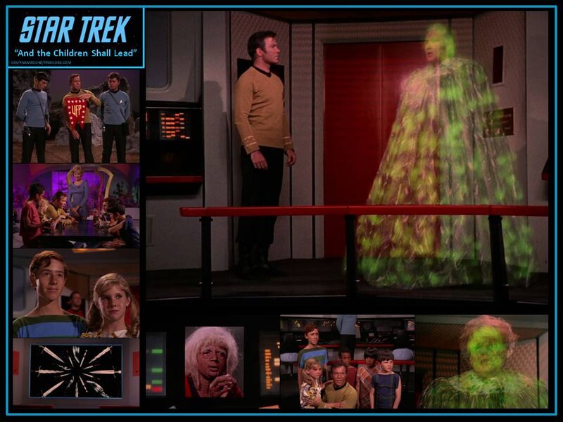 Star Trek Crew Members — Green, Dramatic, Photograph, Ghostly Figure
