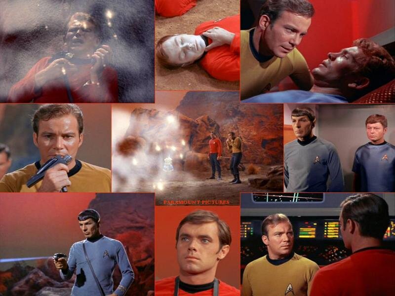 Star Trek Crew Members — Red, Dramatic, Photograph