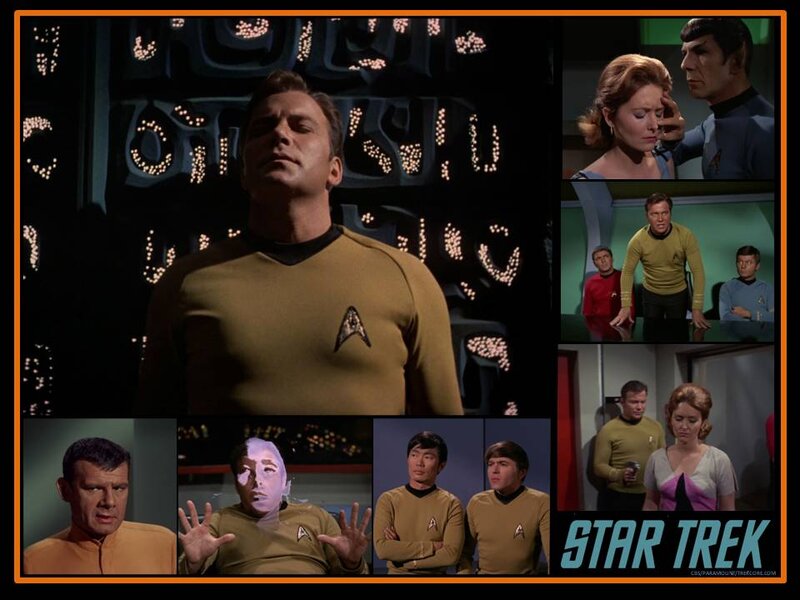 Star Trek Crew Members — Yellow, Dramatic, Photograph, Crew Uniforms, Control Panels