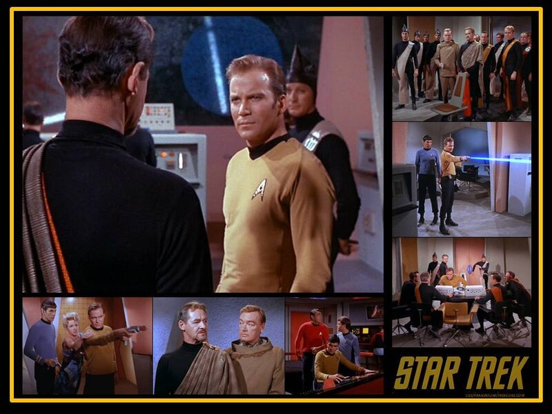 Star Trek Crew Members — Yellow, Dramatic, Photograph, Uniforms