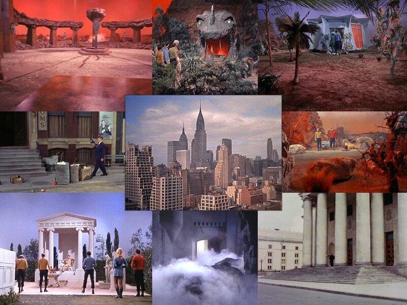 Star Trek Crew on Alien Planet — Red, Dramatic
