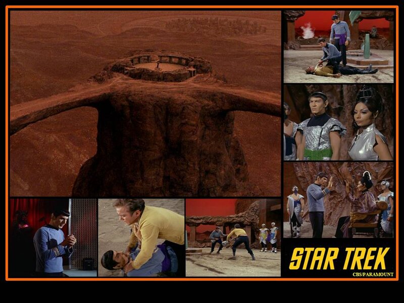 Star Trek Crew on Alien Planet — Red