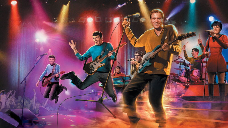 Star Trek Crew on Stage