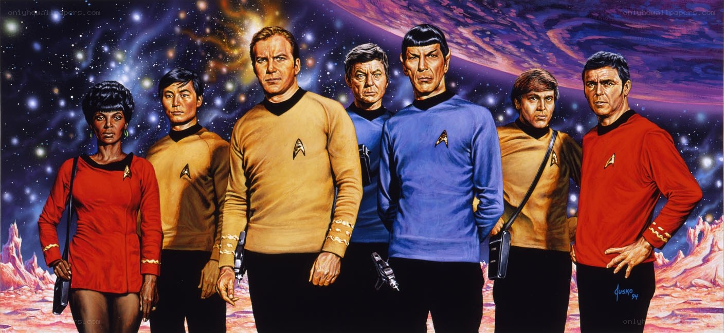 Star Trek crew portrait