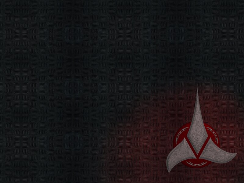 Star Trek insignia on textured background