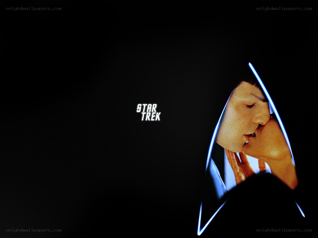 Star Trek kiss scene