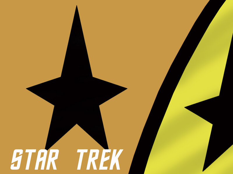 Star Trek logo with gold and yellow design