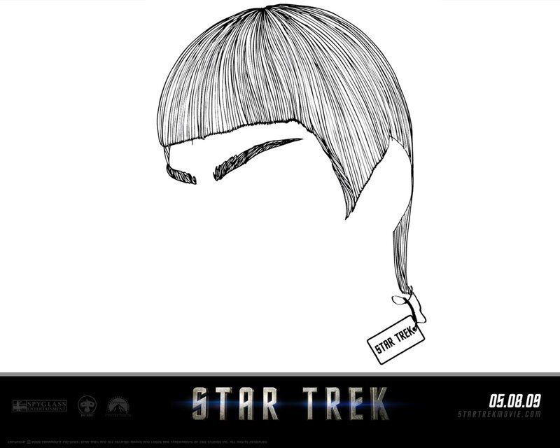 Star Trek movie poster sketch