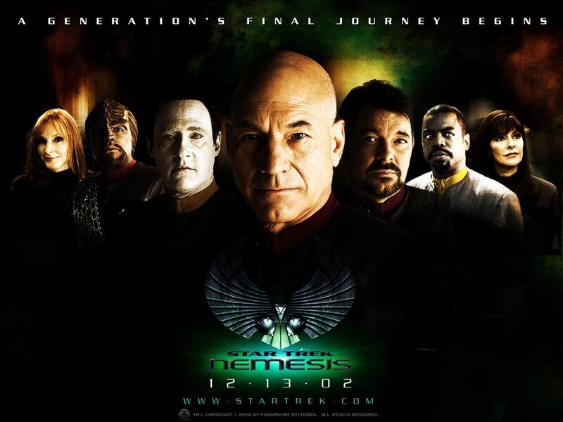 Star Trek Nemesis movie poster