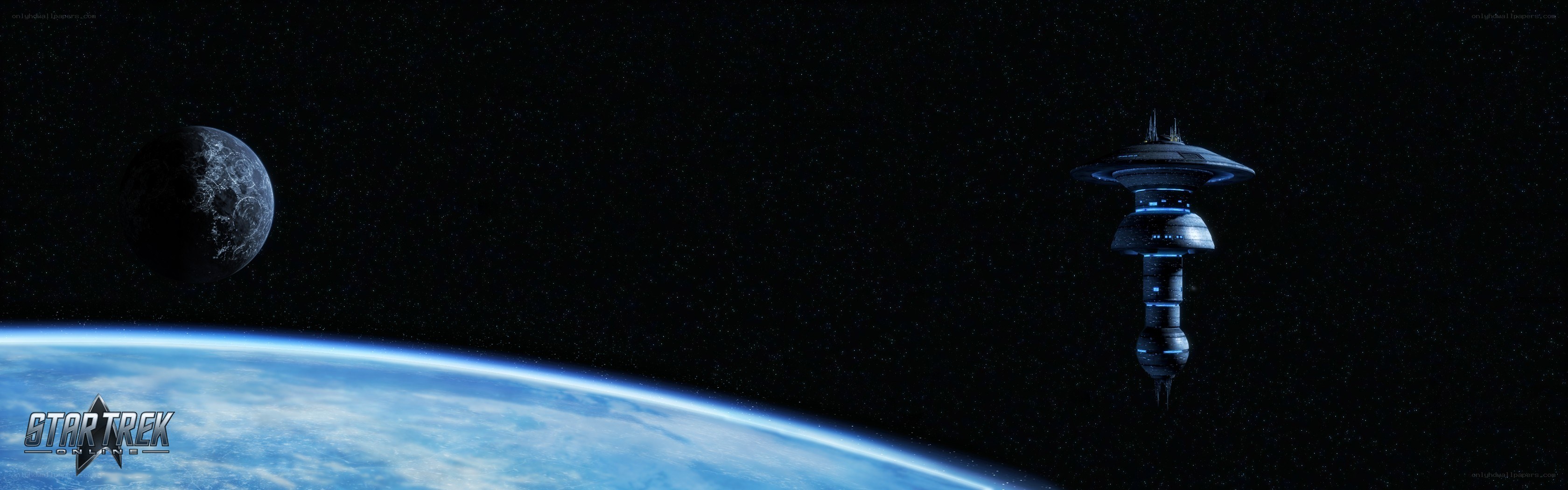 Star Trek Online space scene