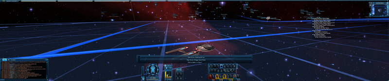 Star Trek ship in space