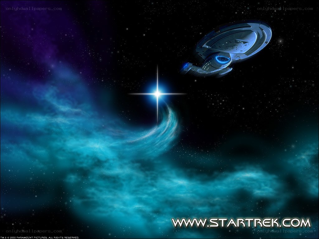 Star Trek ship in space