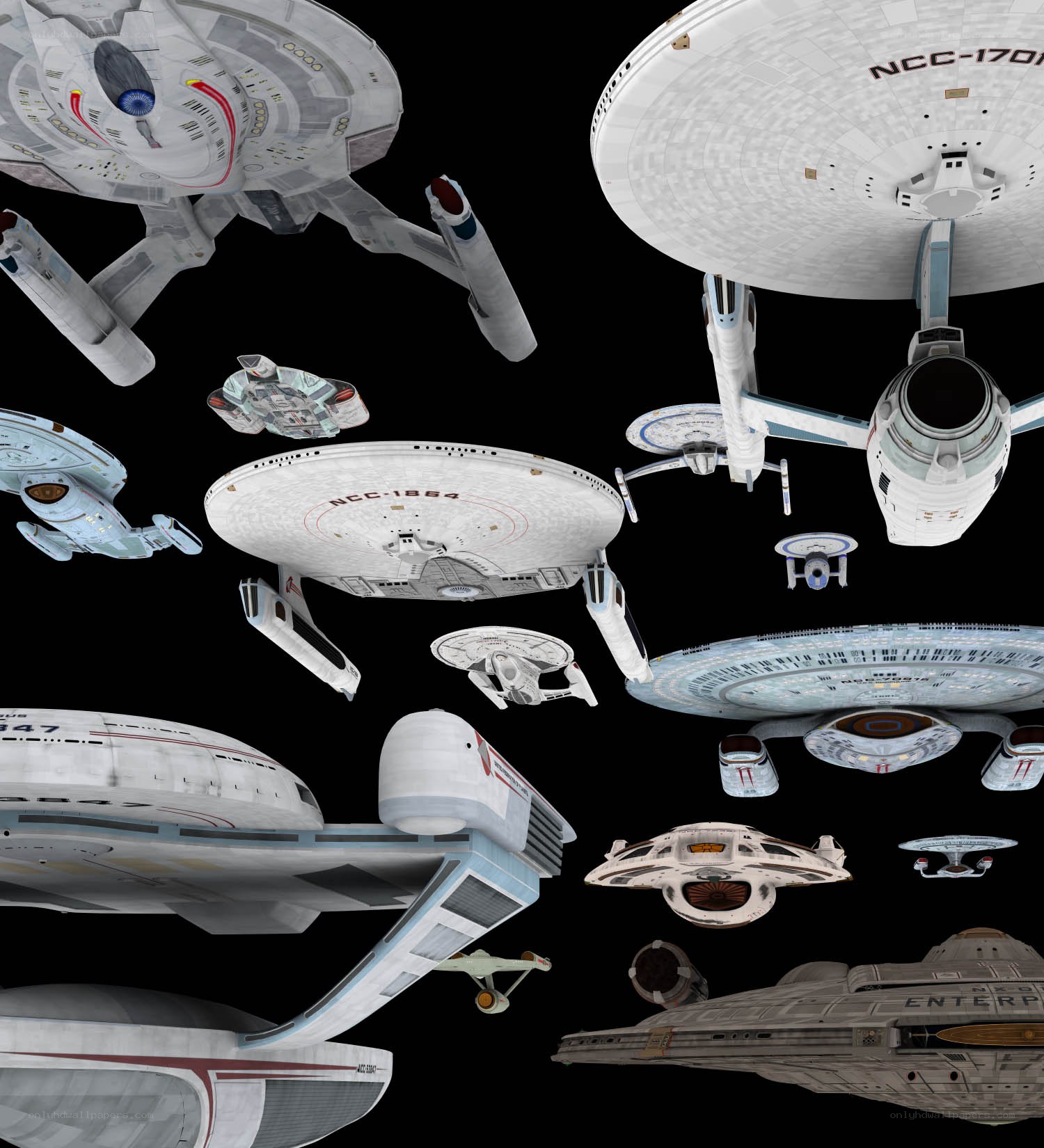 Star Trek starships collection