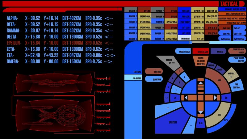 Star Trek tactical display