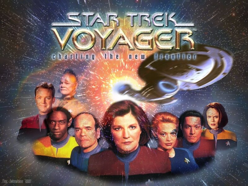 Star Trek Voyager cast poster