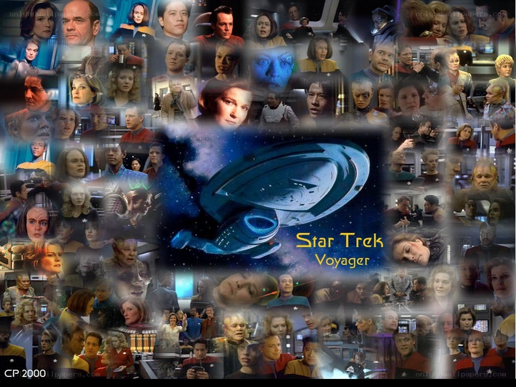Star Trek Voyager collage
