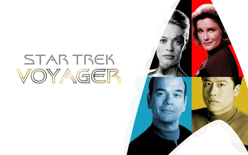 Star Trek Voyager promotional art